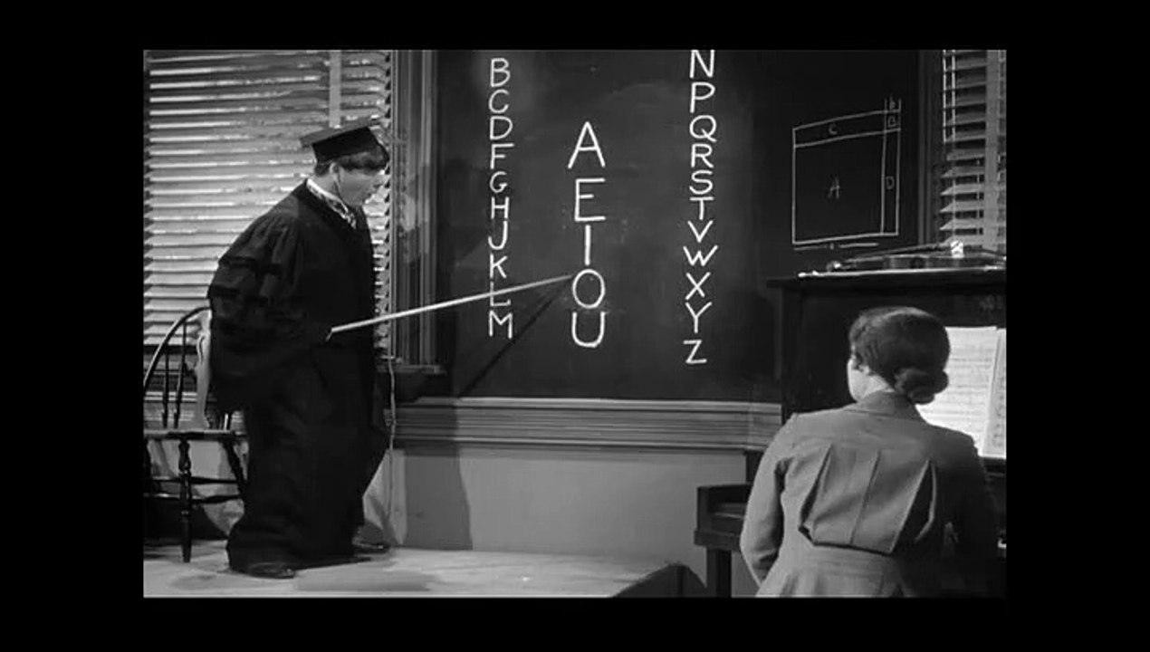 Classic TV - The Three Stooges -  "The Alphabet...