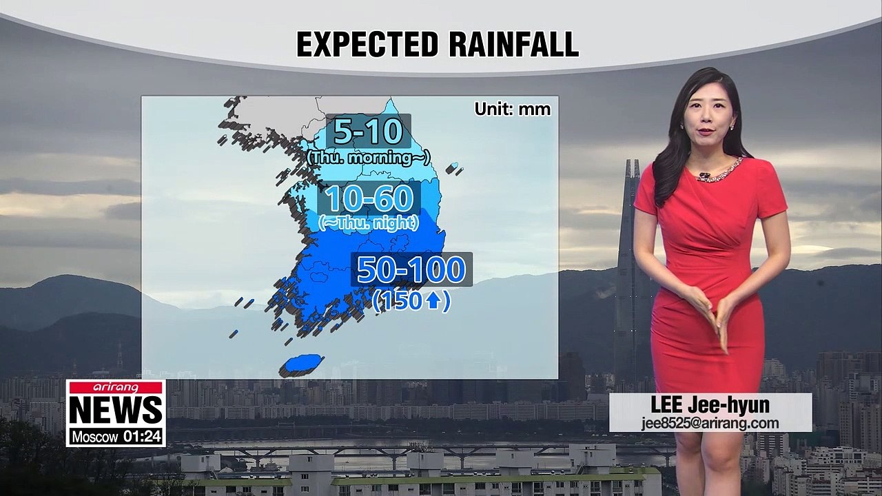 Rain down south, heat subsides 082119