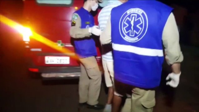 Carro capota após colisão entre três veículos no Brasmadeira