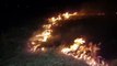 Novo incêndio atinge região do Loteamento Santa Fé e fogo toma grandes proporções