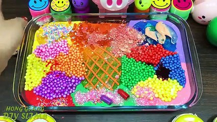 Mixing Random Things into Slime !!! Slimesmoothie Relaxing Satisfying Slime s #15