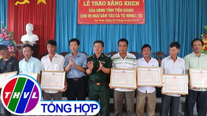 THVL | Khen thưởng 9 thuyền viên cứu nạn 22 ngư dân Philippines