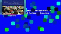 About For Books  Classroom Assessment for Students in Special and General Education  Best Sellers