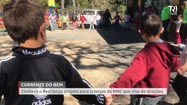 Projeto Recriança ajuda crianças carentes de comunidade da Grande Curitiba