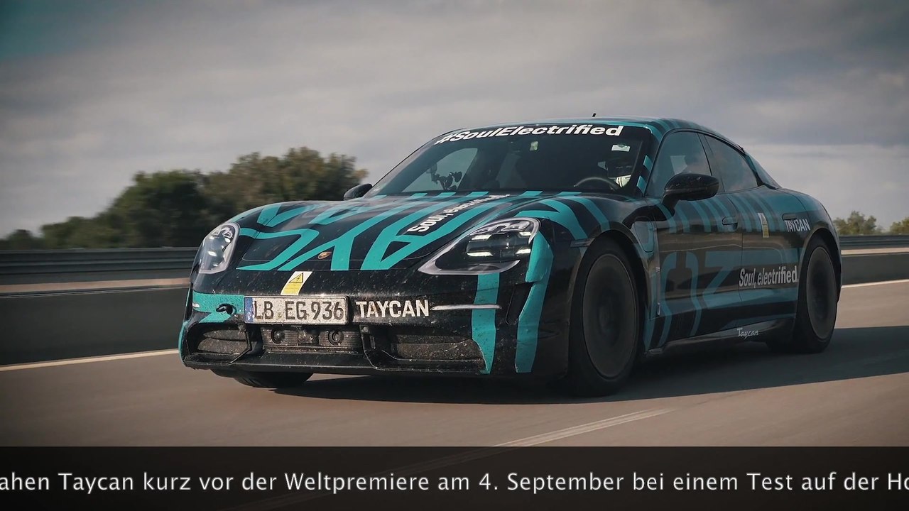 Porsche Taycan-Prototyp überzeugt bei Dauerlauf in Nardò