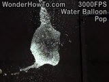Water Balloon Explodes 3000 FPS