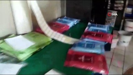 Kaçak nargile tütünü operasyonu