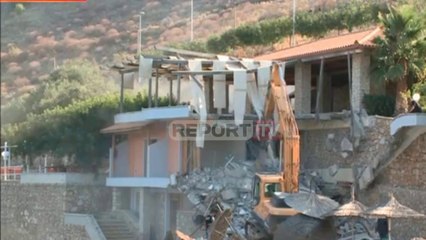 Download Video: Report TV -Shembet më shumë se gjysma e restorantit pa leje të Mihal Kokëdhimës