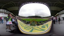 Vidéo 360 : Animation dansante d'avant-match