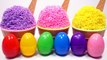 Learn Colors Play Foam Surprise Toys Pretend Ice Cream Cups with Rainbow Bubble Gums