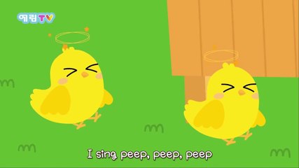 Fluffy Yellow Chick | Chick Song For Kids (Lyric Video)