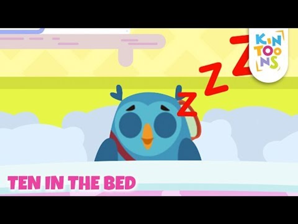 Ten In The Bed | Nursery Rhyme for Children | KinToons