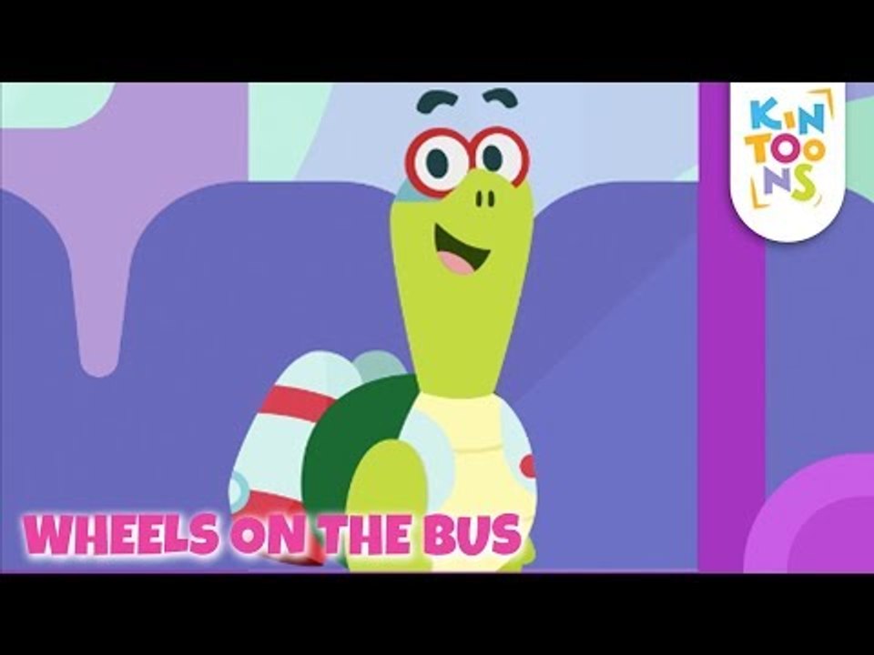 Wheels On The Bus | Kids Nursery Rhymes | KinToons