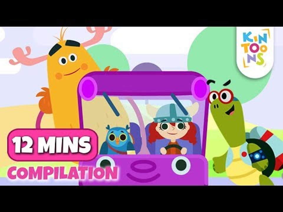 Wheels On The Bus And Many More | Kids Nursery Rhymes Compilation | KinToons