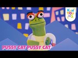 Children's Puppet Songs - Pussy Cat Pussy Cat | Nursery Rhyme | KinToons