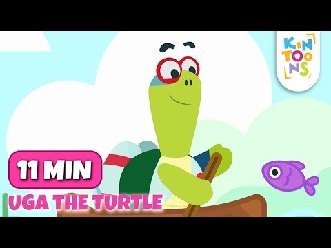 Row Row Row Your Boat + More With Uga | Kids Nursery Rhymes Compilation | KinToons