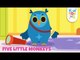 Learn Numbers And Counting With Paolo - Five Little Owls Jumping On The Bed | KinToons