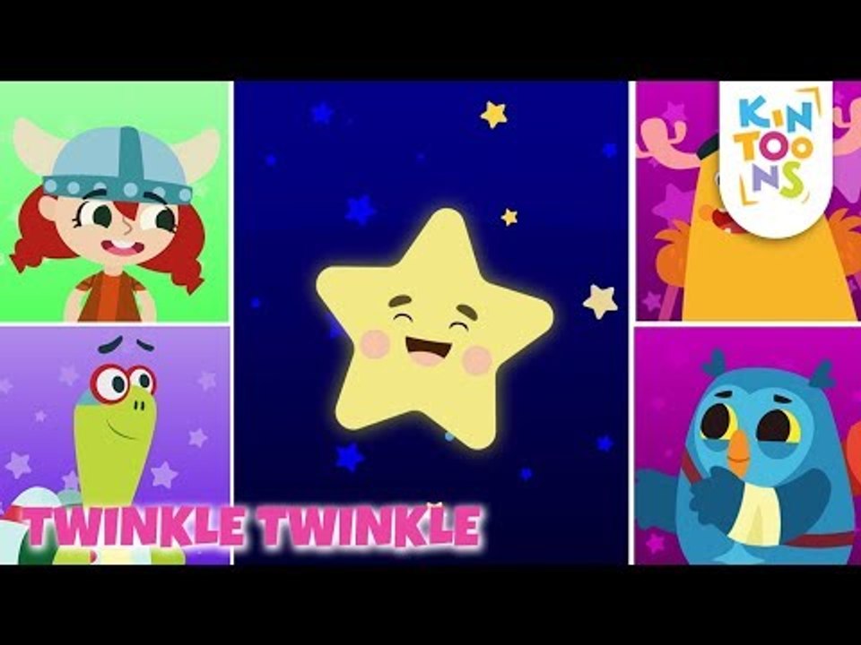 Twinkle Twinkle Little Star | Kids Nursery Rhymes | KinToons