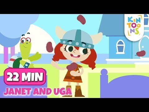 One Potato, Two Potatoes With Janet And Uga | Kids Nursery Rhymes Compilation | KinToons
