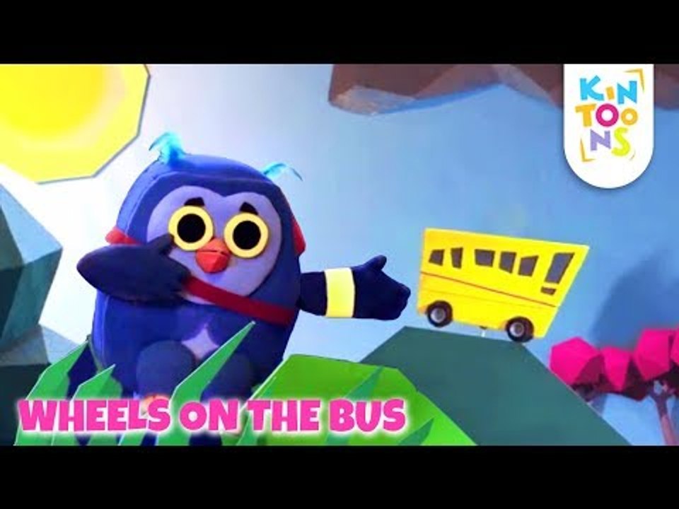 Wheels On The Bus - Activity Song | Nursery Rhymes & Baby Songs | KinToons