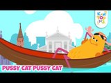 Pussy Cat Pussy Cat - Travel Song | Nursery Rhymes & Baby Songs | KinToons