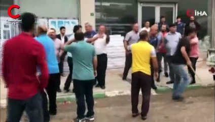 Esnafın sopalı park kavgasından görüntüler