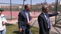 Türkiye Tenis Federasyonu Başkanı Cengiz Durmuş, Şahinbey'in tesislerini gezdi