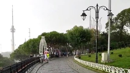 Sağanak yağış etkili oluyor  - Çamlıca Tepesi