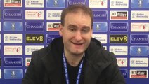 Dom Howson makes his thoughts known after Sheffield Wednesday's 1-0 win over Luton Town.