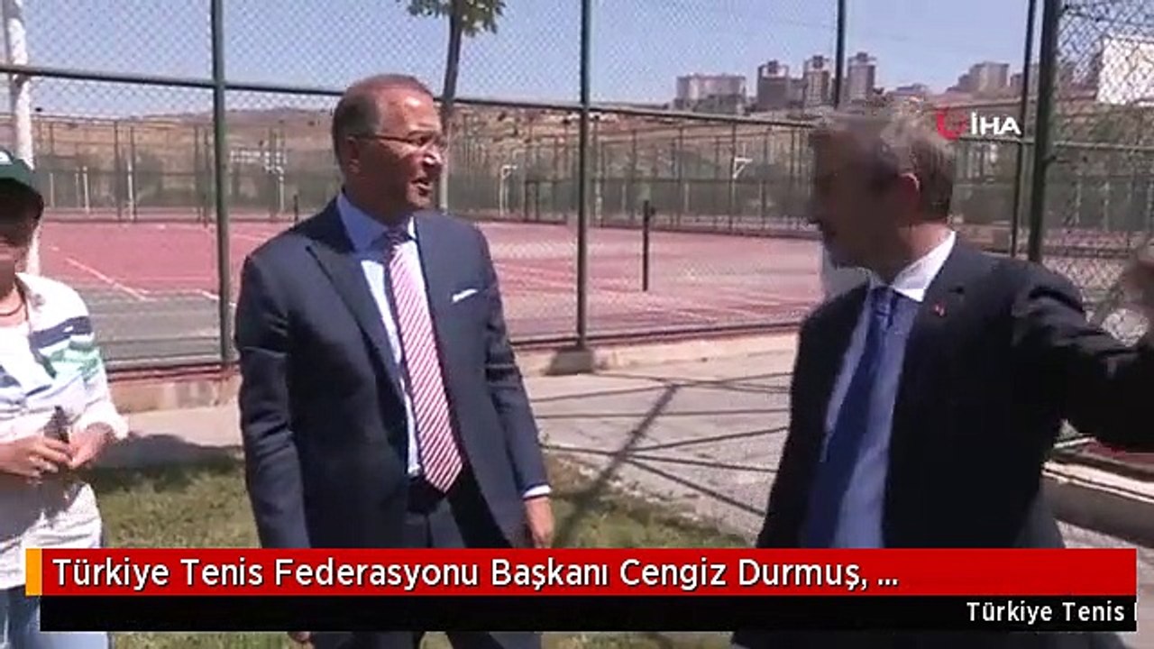 Türkiye Tenis Federasyonu Başkanı Cengiz Durmuş, Şahinbey'in tesislerini gezdi