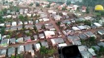 Megaoperação: imagens aéreas mostram policiais em ação durante cumprimento de mandados