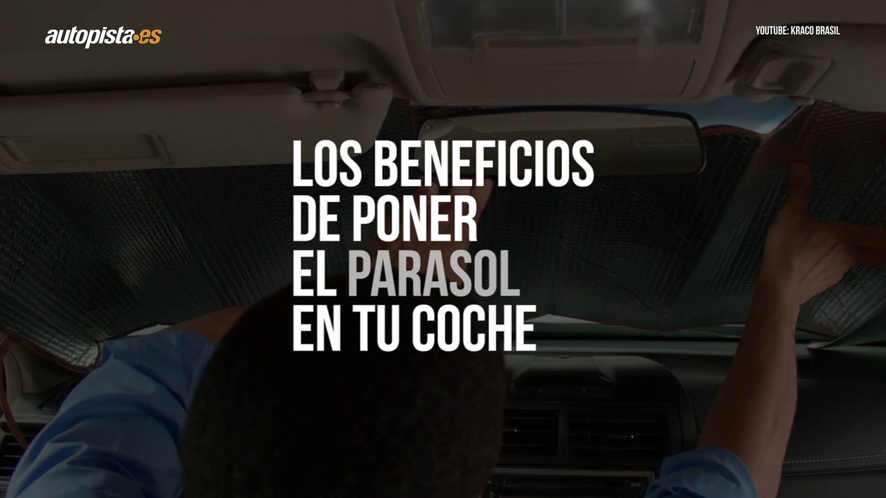Usar el parasol de tu coche es más importante de lo que imaginas