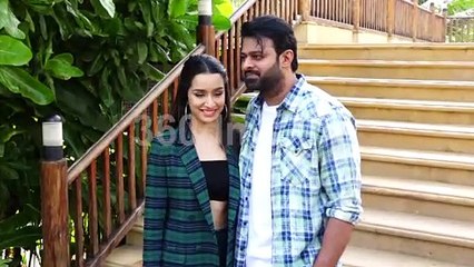 SAAHO Stars Shraddha Kapoor and Prabhas Promote Their Movie
