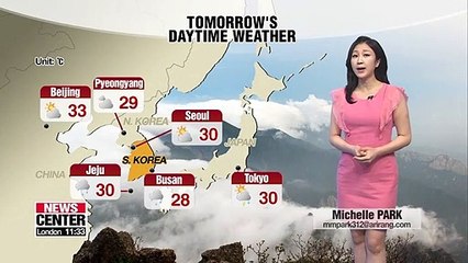 Heavy rain in south expands nationwide overnight _ 082119