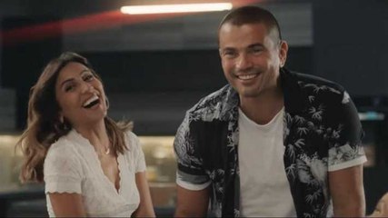 عمرو دياب يرقص ودينا الشربيني على أغنية "يوم تلات"