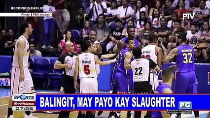 Balingit, may payo kay Slaughter
