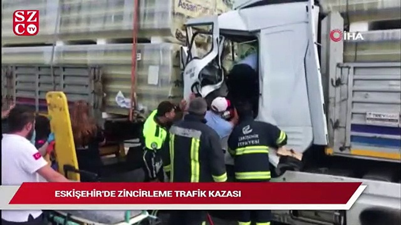 Eskişehir’de zincirleme trafik kazası