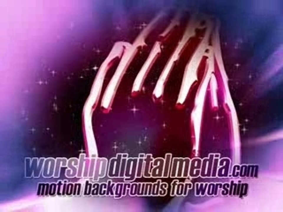 Christian Worship digital animation background loops