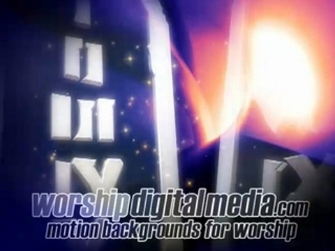 Christian Worship digital motion background loops