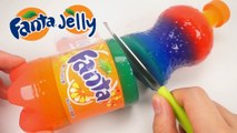 How To Make Real Fanta Bottle Jelly Pudding DIY Colors Rainbow Foam Clay Slime