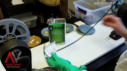 8mm Film Clean  Prep by AV Workshop