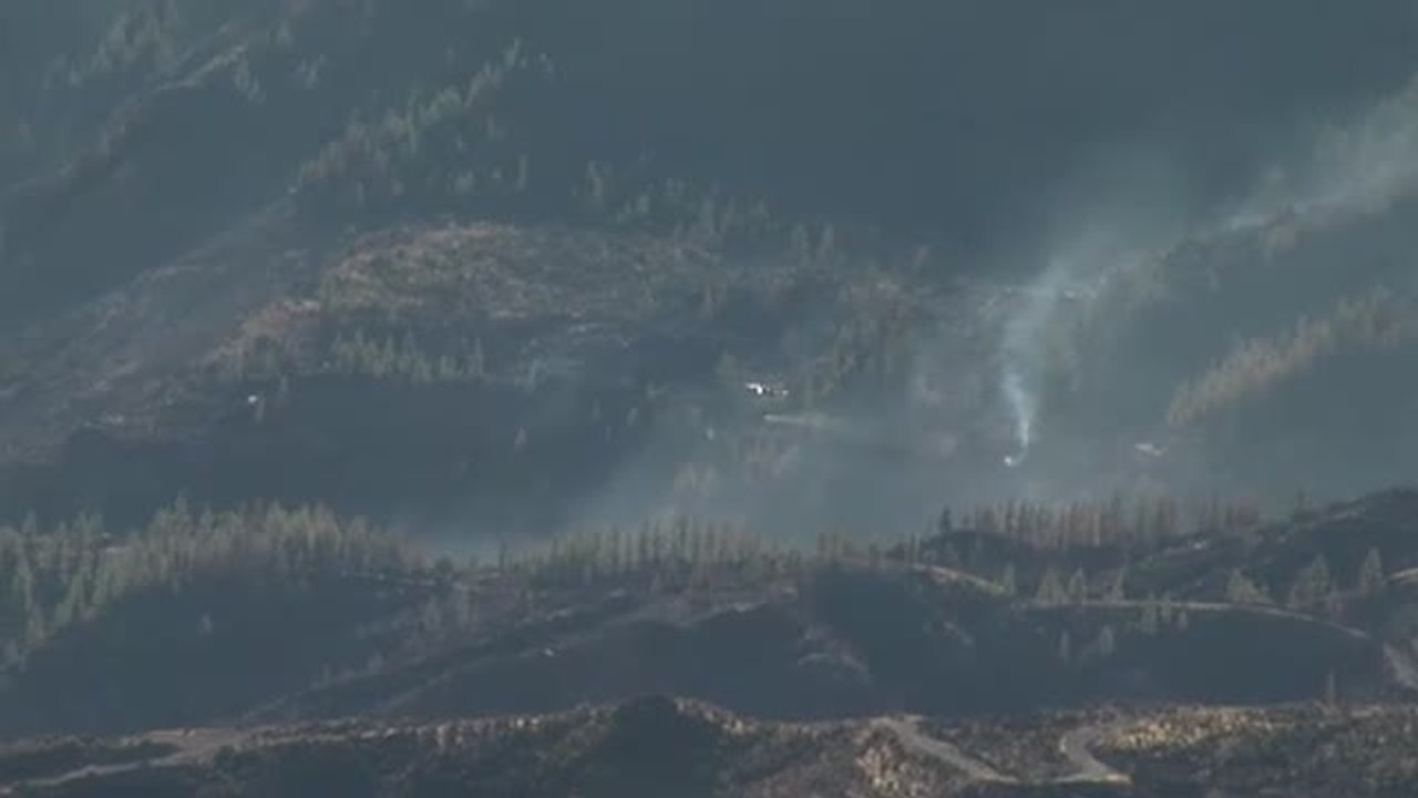 Regreso a casa de los vecinos desalojados por el incendio de Gran Canaria