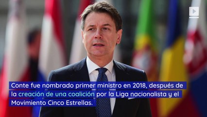 El primer ministro de Italia, Giuseppe Conte, renunciará