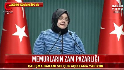 Bakan Selçuk'tan memurlara zam açıklaması