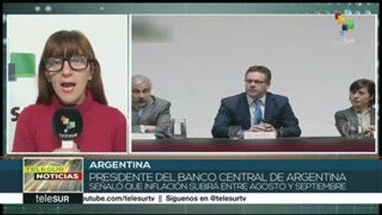 Argentina: Banco Central se compromete a controlar tipo de cambio