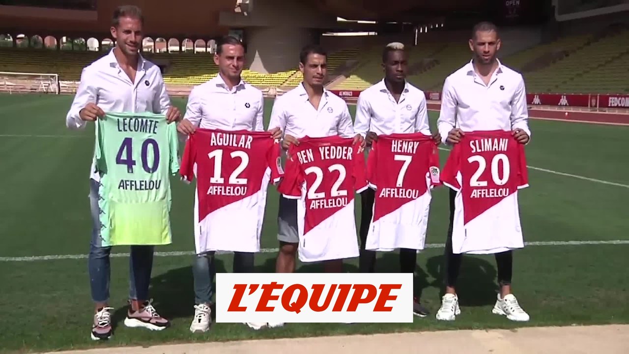 La présentation des recrues - Foot - L1 - Monaco