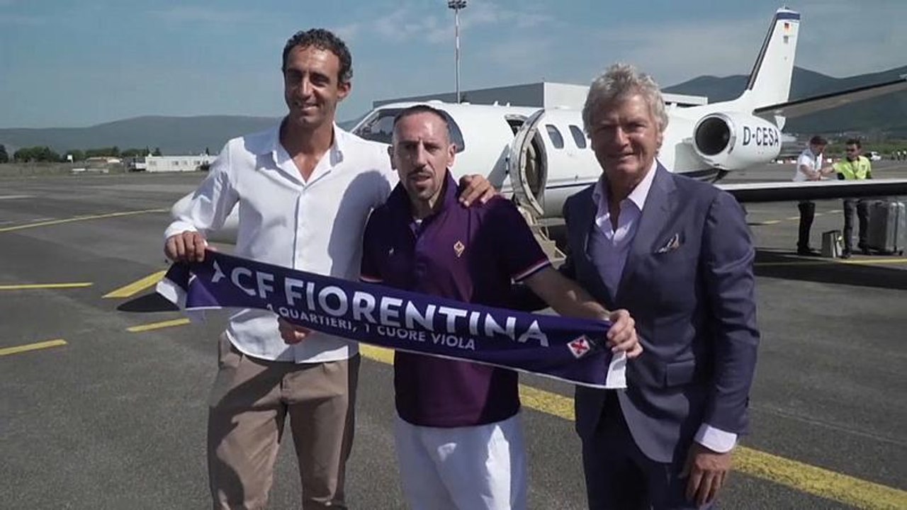 El jugador francés Franck Ribéry ficha por la Fiorentina