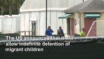 US to allow indefinite detention of migrant children: DHS