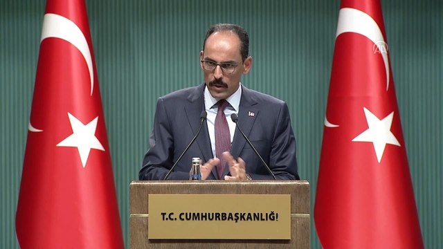 Kalın: 'Sayın Trump ile de bir telefon görüşmesi hazırlığı yapıyoruz' - ANKARA