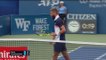 VIRAL: Tennis: Paire loses his grip at Winston-Salem